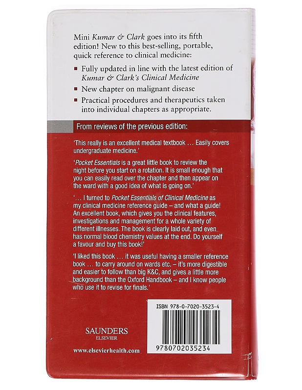 Essentials of Kumar & Clark's clinical medicine - Anne Ballinger - Tietokirjat ja oppaat - 10105381316 - 1