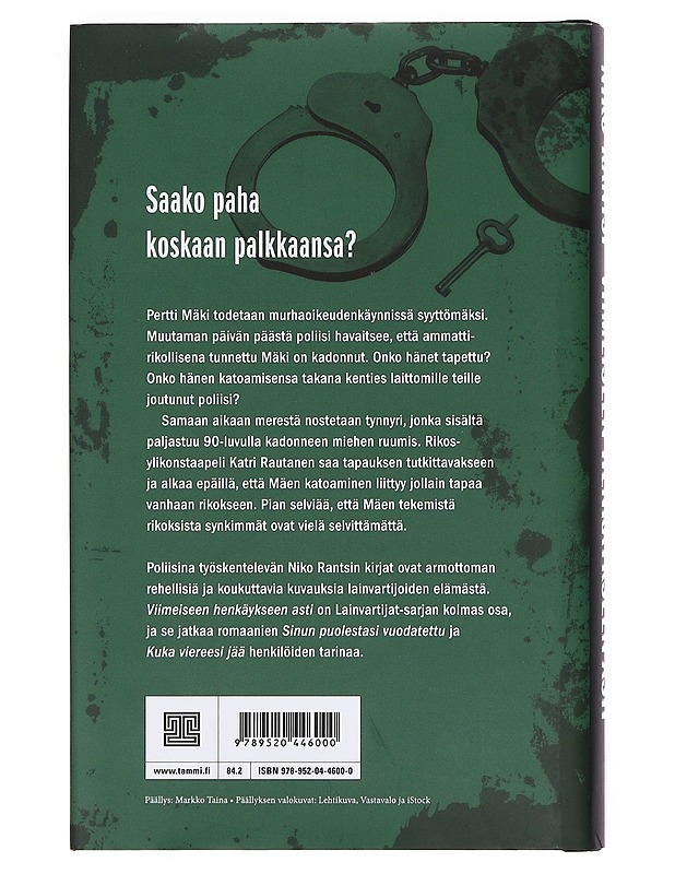 Viimeiseen henkäykseen asti - Niko Rantsi - Jännitys ja dekkarit - 10105381314 - 1