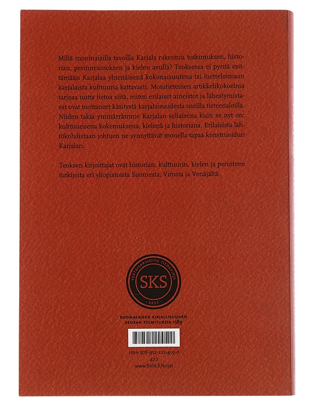 Karjala-kuvaa rakentamassa - Suutari, Pekka - Historiakirjat - 10105381332 - 1