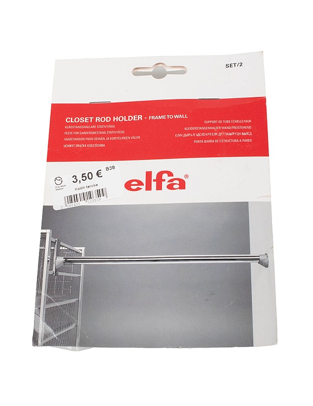 ELFA 222640 vaatetangon pidike - Sisustus - 10105381378 - 0