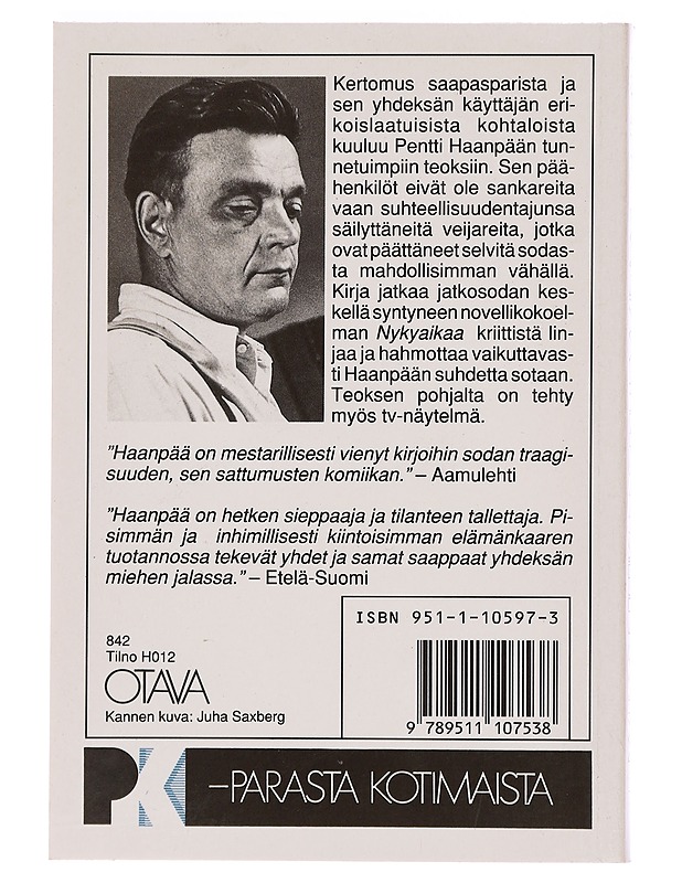 Yhdeksän miehen saappaat - Pentti Haanpää - Romaanit ja novellit - 10105381406 - 1