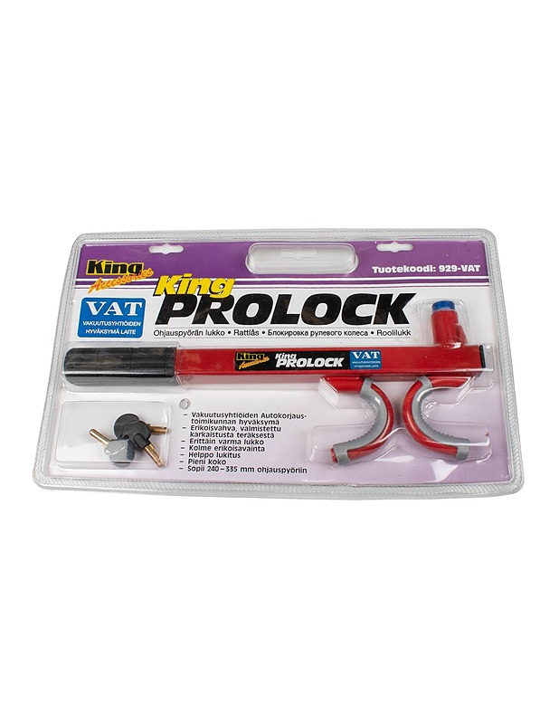 KING PROLOCK ohjauspyörän lukko - Rakennustarvikkeet - 10105381424 - 0