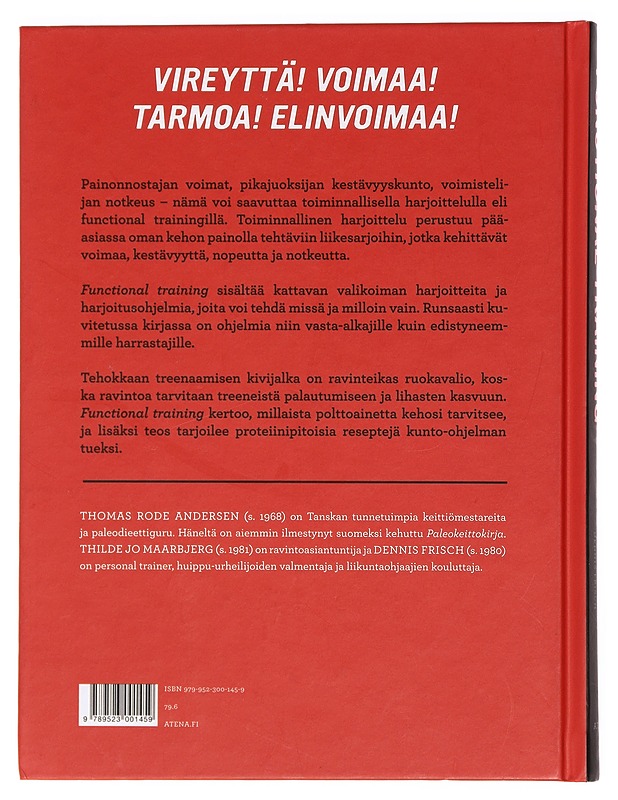 Functional training : toiminnallinen harjoittelu, ruokavalio ja treeniohjelmat - Rode Andersen, Thomas - Ruokakirjat - 10105381478 - 1