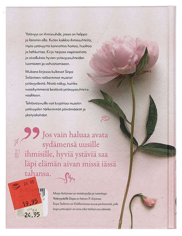 Ystävyydellä Sirpa - Asikainen, Merja - Elämäkerrat ja muistelmat - 10105381485 - 1
