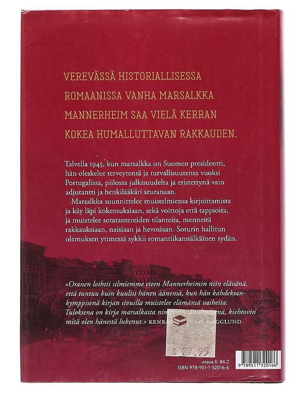 Marsalkan ruusu - Raija Oranen - Romaanit ja novellit - 10105381585 - 1