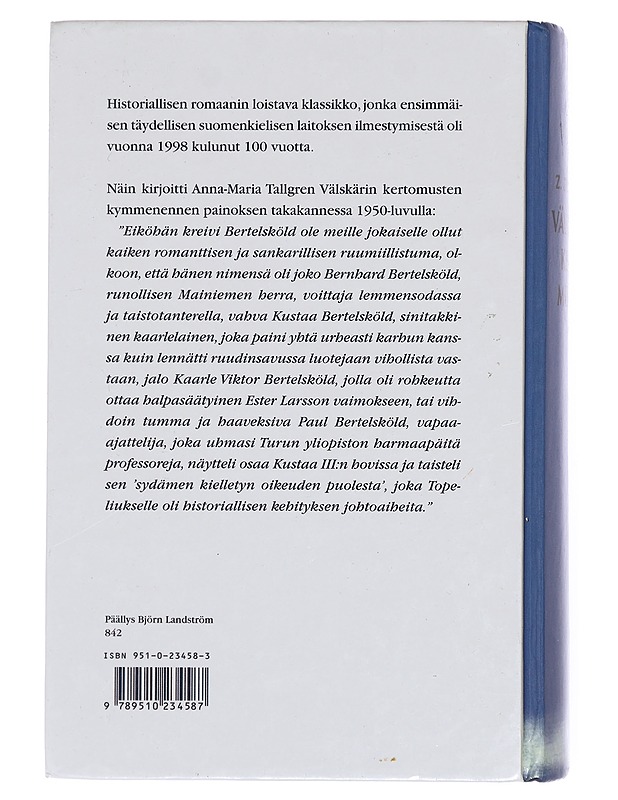 Välskärin kertomuksia : toinen osa - Topelius, Zacharias - Historiakirjat - 10105381599 - 1