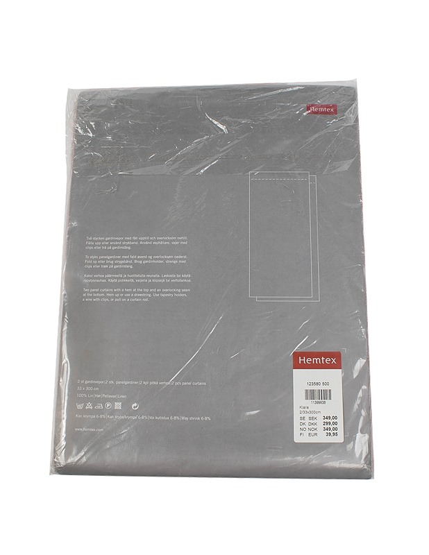 HEMTEX paneeliverho, 2 kpl - Verhot ja kapat - 10105381701 - 1