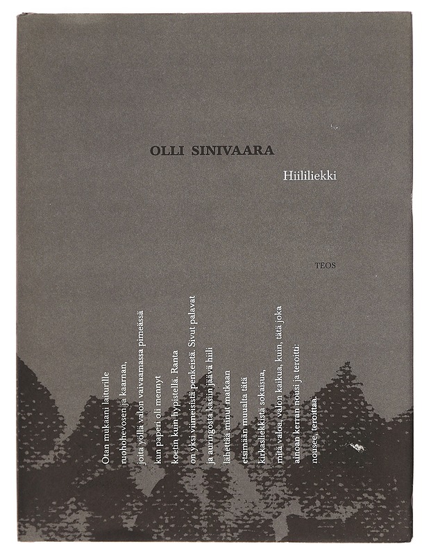 Hiililiekki - Olli Sinivaara - Runot ja näytelmät - 10105381735 - 0