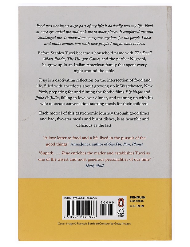 Taste : my life through food - Stanley Tucci - Elämäkerrat ja muistelmat - 10105381761 - 1