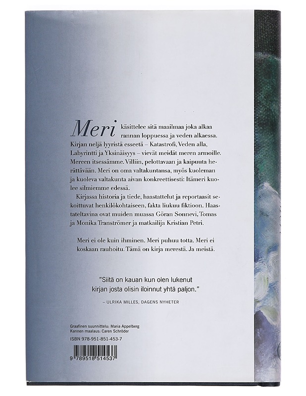 Meri : neljä lyyristä esseetä - Fagerholm, Monika - Romaanit ja novellit - 10105381766 - 1
