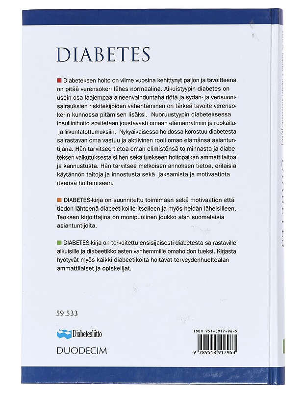 Diabetes - Ilanne-Parikka, Pirjo - Tietokirjat ja oppaat - 10105381877 - 1