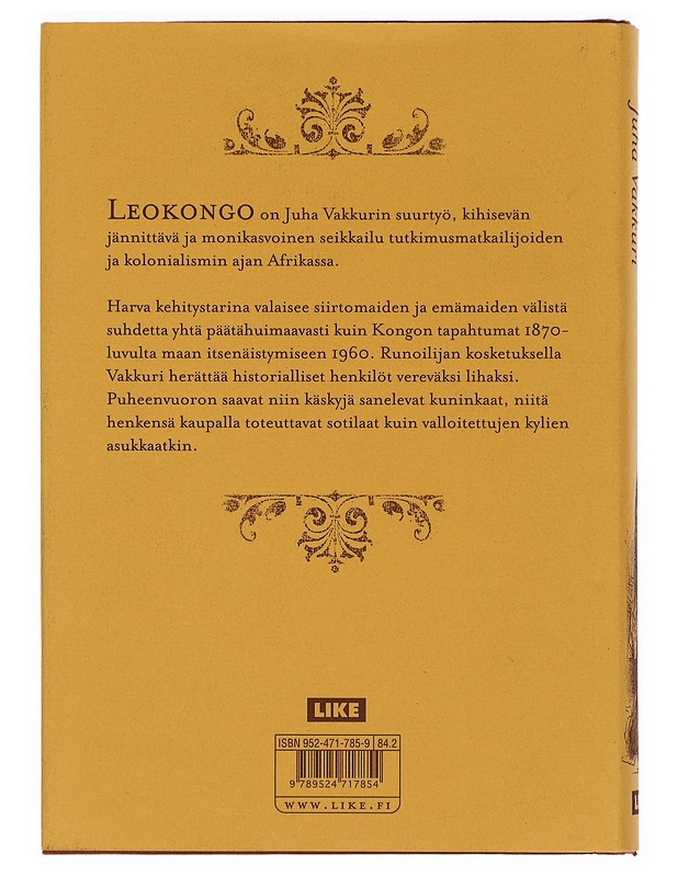 Leokongo : runoelma - Juha Vakkuri - Historiakirjat - 10105381885 - 1