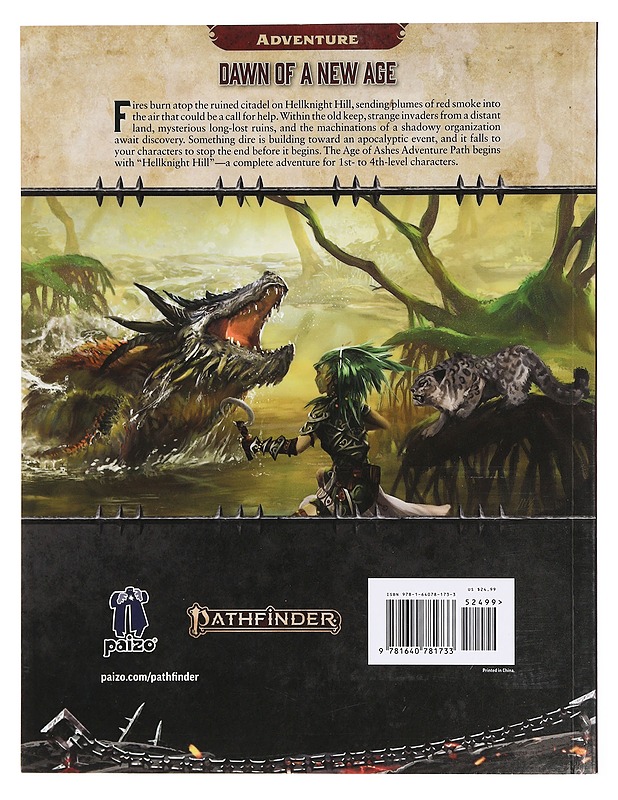 Pathfinder Second Edition: Age of Ashes Adventure Path 1: Hellknight Hill - Hamon, Amanda - Harrastekirjat - 10105382108 - 1