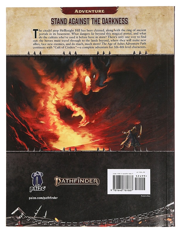 Pathfinder Second Edition: Age of Ashes Adventure Path 2: Cult of Cinders - Ferron, Eleanor - Harrastekirjat - 10105382112 - 1