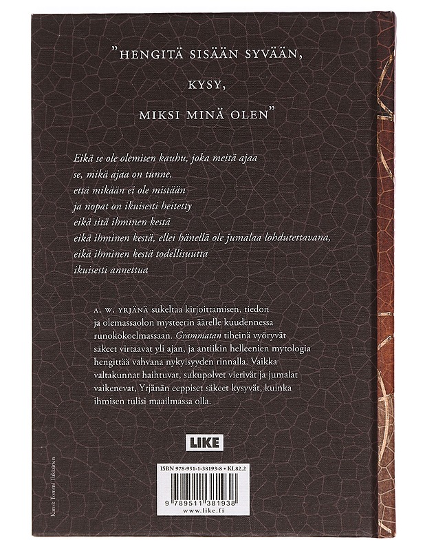 Grammata : tractatus illogico poeticus - A.W. Yrjänä - Romaanit ja novellit - 10105382135 - 1