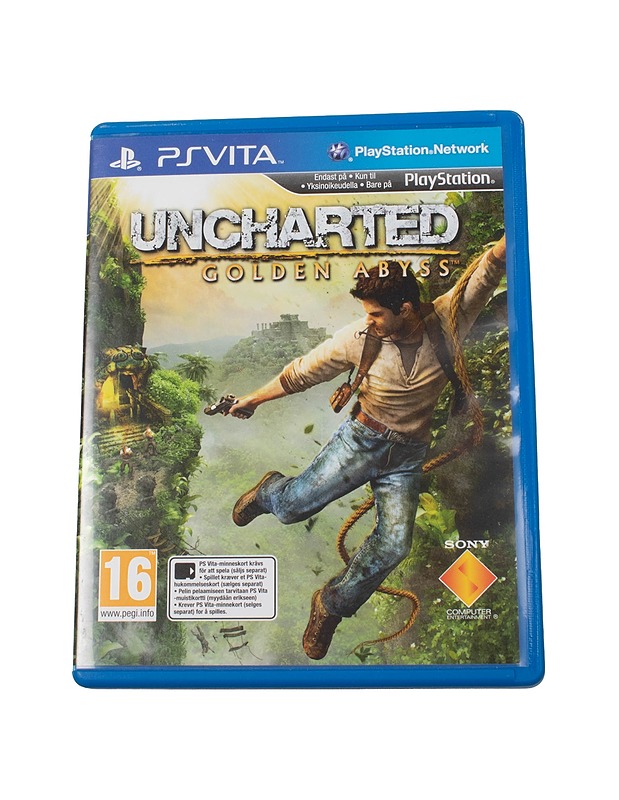 SONY PSVITA Uncharted Golden Abyss konsolipeli - Konsolit ja konsolipelit - 10105382504 - 0