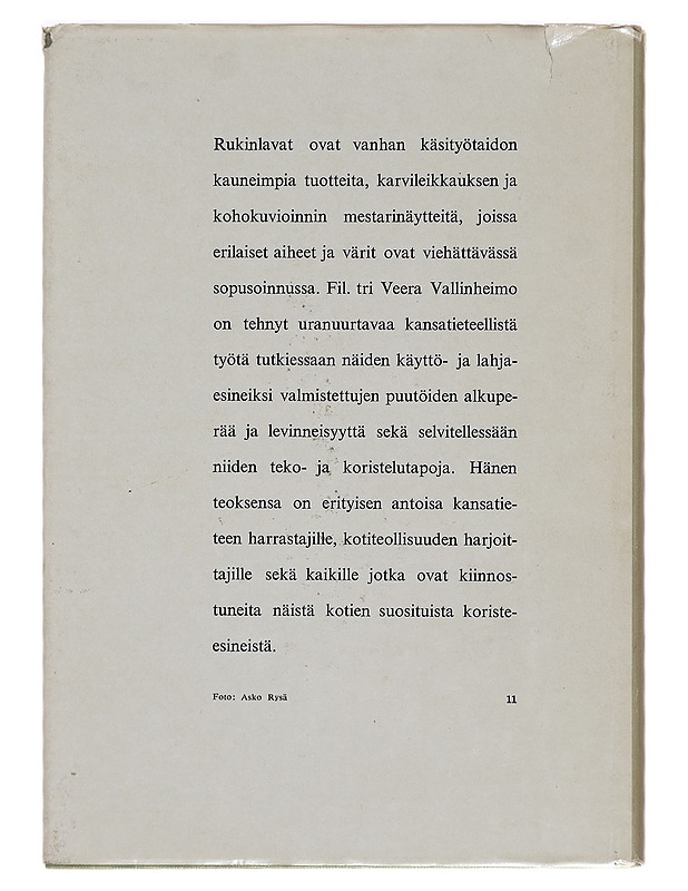 Rukinlapa - Veera Vallinheimo - Tietokirjat ja oppaat - 10105382515 - 1