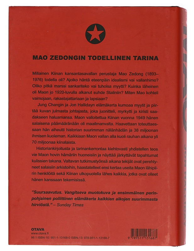 Mao - Chang, Jung - Elämäkerrat ja muistelmat - 10105382523 - 1