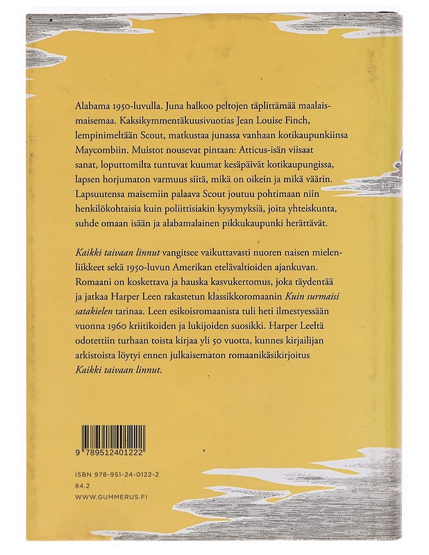 Kaikki taivaan linnut - Lee, Harper - Romaanit ja novellit - 10105382600 - 1
