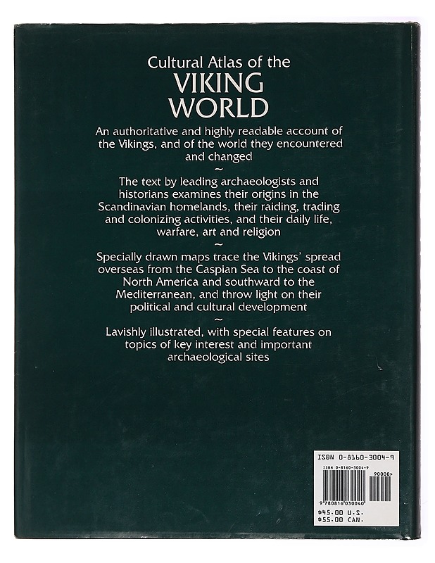 Cultural atlas of the Viking world - Graham-Campbell, James - Historiakirjat - 10105382626 - 1