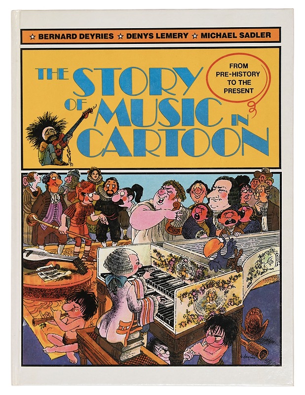 The story of music in cartoon - Dyeries, Lemery, Sadler - Sarjakuvat - 10105382805 - 0