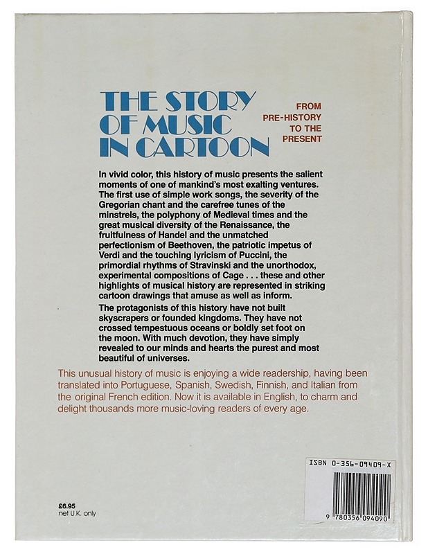 The story of music in cartoon - Dyeries, Lemery, Sadler - Sarjakuvat - 10105382805 - 1