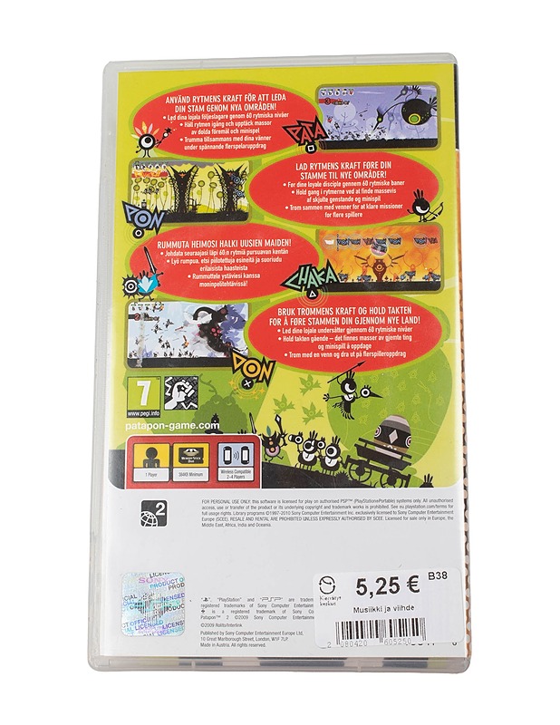 SONY PlayStation PSP Patapon 2 konsolipeli - Konsolit ja konsolipelit - 10105382841 - 1