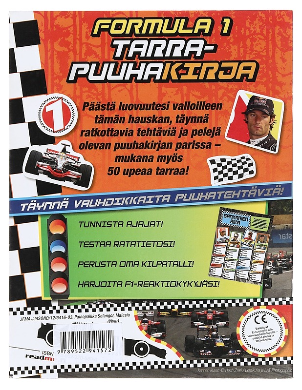 Formula 1 tarrapuuhakirja - Tapani Lahtinen - Tietokirjat ja oppaat - 10105382875 - 1