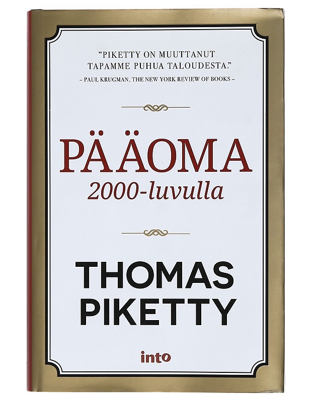Pääoma 2000-luvulla - Piketty, Thomas - Historiakirjat - 10105382899 - 0