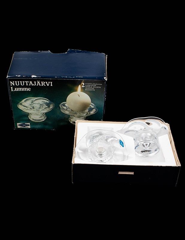 NUUTAJÄRVI Lumme kynttilänjalka, 2 kpl - Designsuosikit - 10105382944 - 0