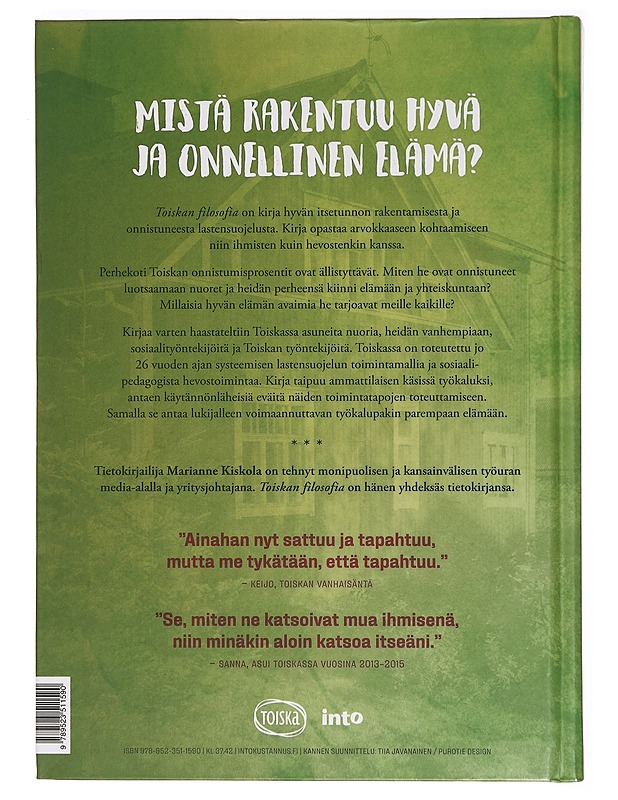 Toiskan filosofia : hyvän elämän avaimia etsimässä - Marianne Kiskola - Tietokirjat ja oppaat - 10105382984 - 1