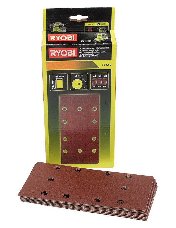 RYOBI TSA10 hiomapaperi - Rakennustarvikkeet - 10105383038 - 0