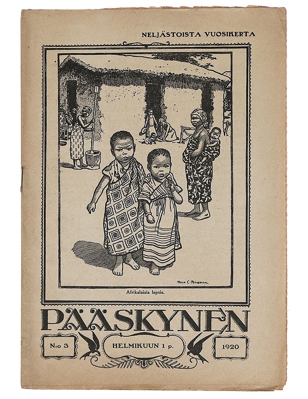 Pääskynen n:o 3 kelmikuun 1p. 1920 - Helmi Krohn - Lehdet - 10105383057 - 0