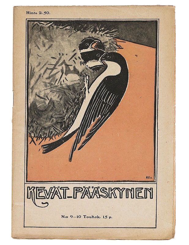 Kevät Pääskynen n:o 9-10 Toukok. 15 p. - Helmi Krohn - Lehdet - 10105383089 - 0