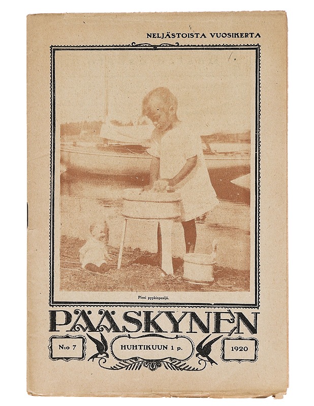 Pääskynen n:o 7 huhtikuun 1 p. 1920 - Helmi Krohn - Lehdet - 10105383106 - 0