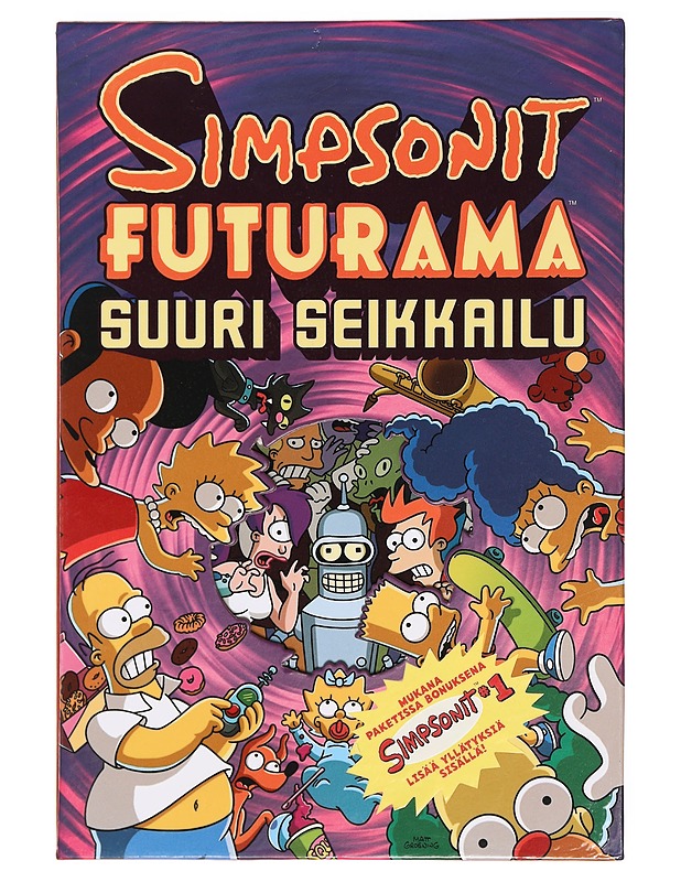 Simpsonit Futurama : suuri seikkailu - Matt Groening - Sarjakuvat - 10105383131 - 1