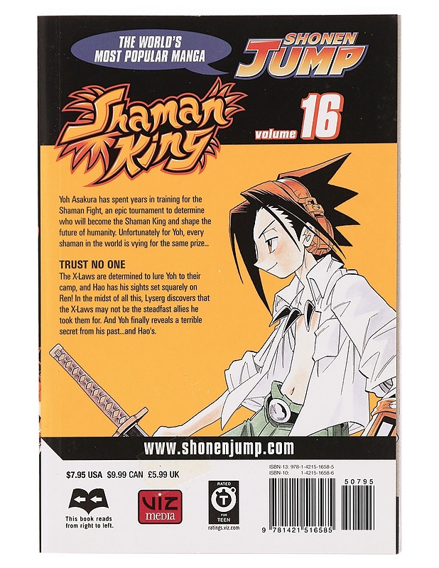 Shaman King Volume 16 - Hiroyuki Takei - Sarjakuvat - 10105383161 - 1
