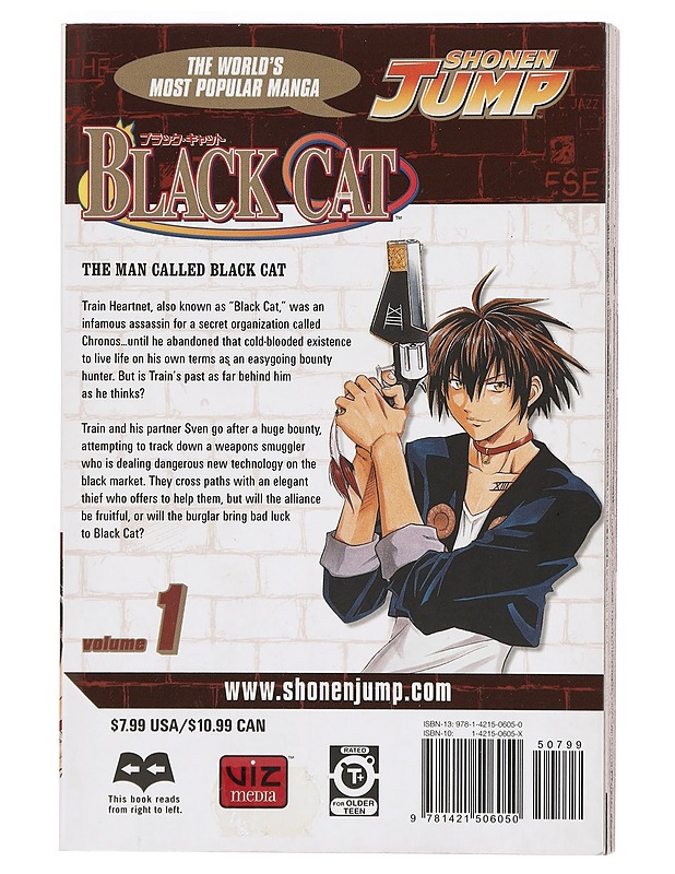 Black Cat Volume 1 - Kentaro Yabuki - Sarjakuvat - 10105383207 - 1