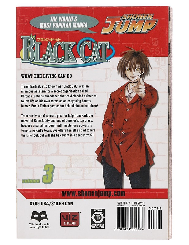 Black Cat Volume 3 - Kentaro Yabuki - Sarjakuvat - 10105383216 - 1