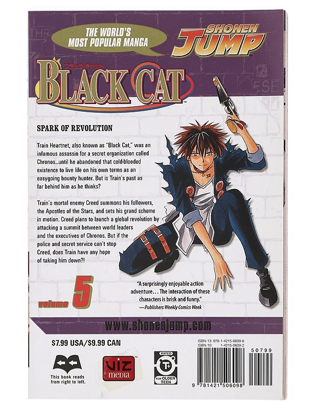 Black Cat Volume 5 - Kentaro Yabuki - Sarjakuvat - 10105383224 - 1
