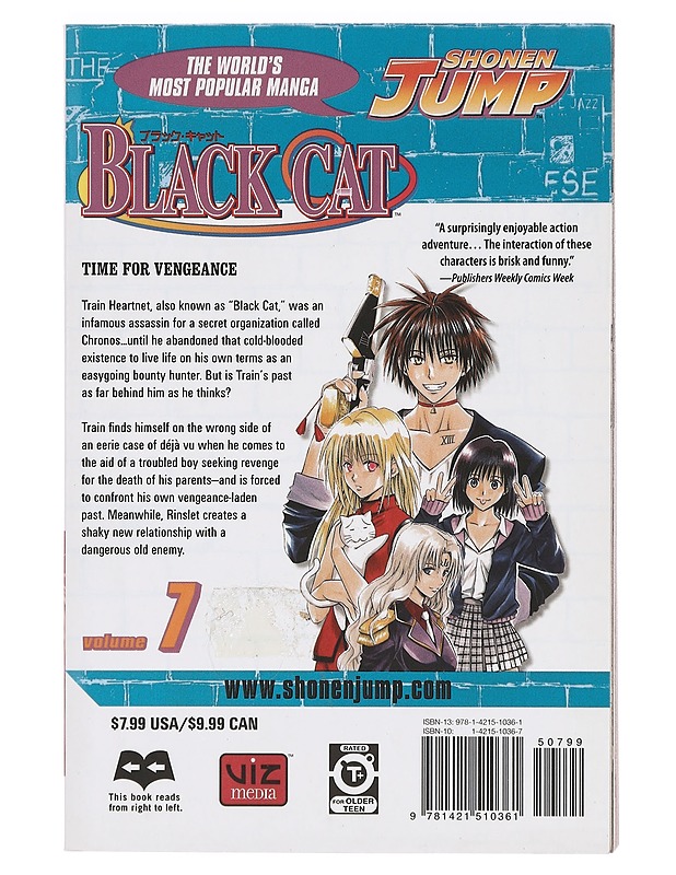 Black Cat Volume 7 - Kentaro Yabuki - Sarjakuvat - 10105383229 - 1