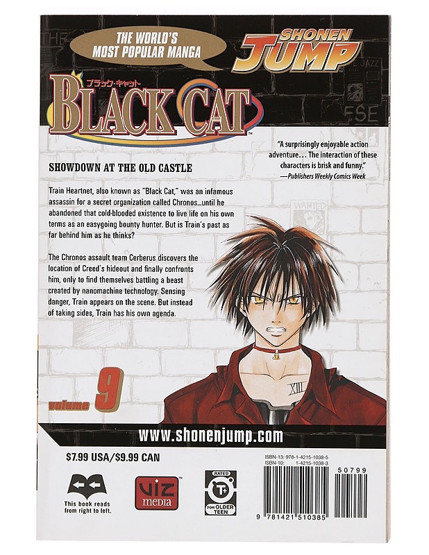 Black Cat Volume 9 - Kentaro Yabuki - Sarjakuvat - 10105383235 - 1
