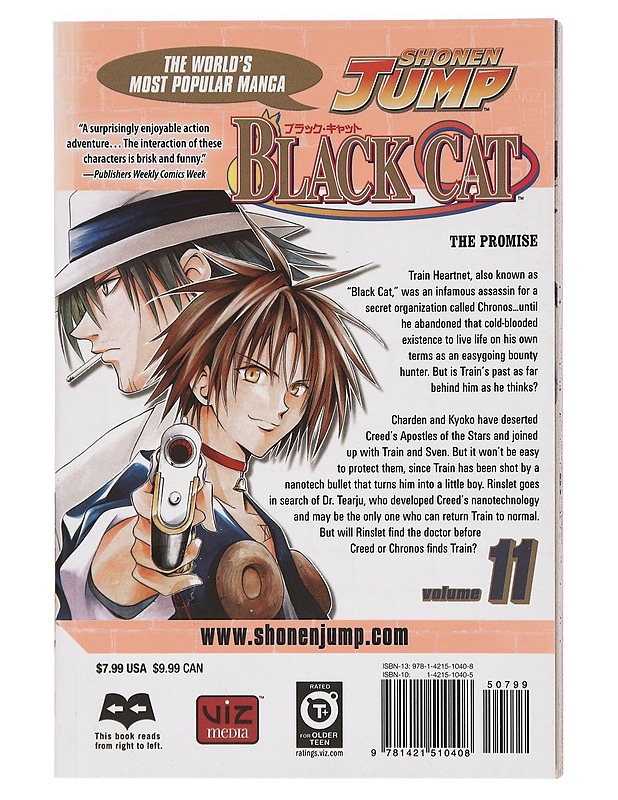 Black Cat Volume 11 - Kentaro Yabuki - Sarjakuvat - 10105383241 - 1