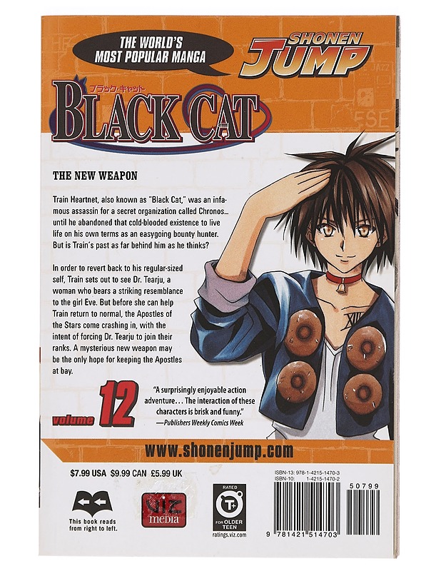 Black Cat Volume 12 - Kentaro Yabuki - Sarjakuvat - 10105383244 - 1