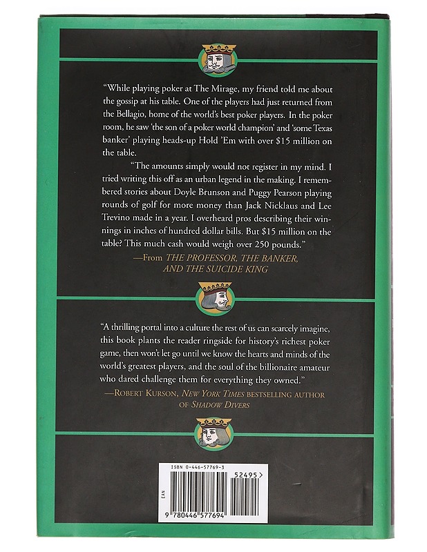 The Professor, the Banker, and the Suicide King: Inside the Richest Poker Game of All Time - Craig, Michael - Romaanit ja novellit - 10105383248 - 1