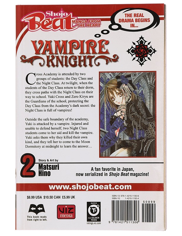 Vampire knight. Vol. 2 - Hino, Matsuri - Sarjakuvat - 10105383345 - 1