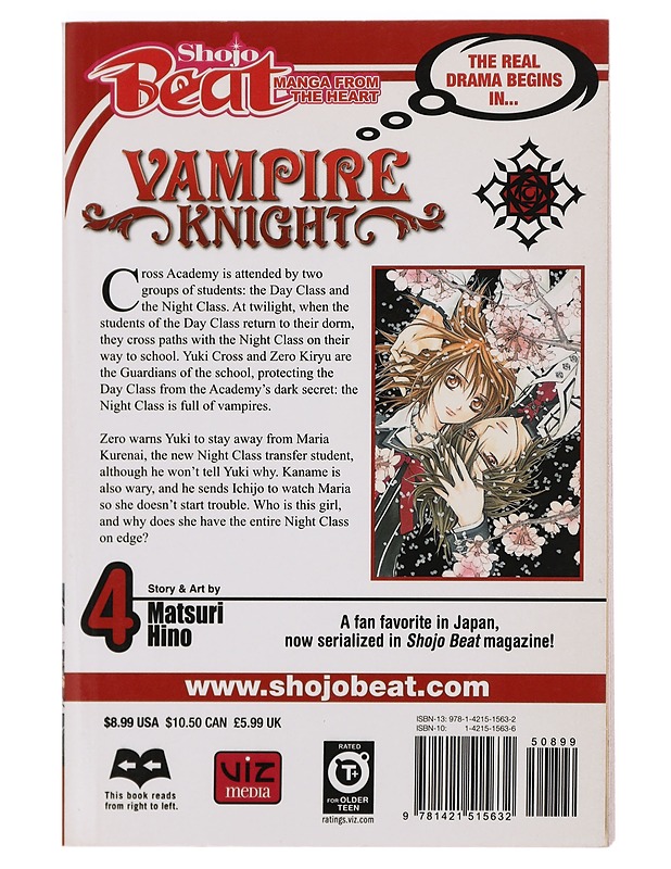 Vampire knight. Vol. 4 - Hino, Matsuri - Sarjakuvat - 10105383350 - 1