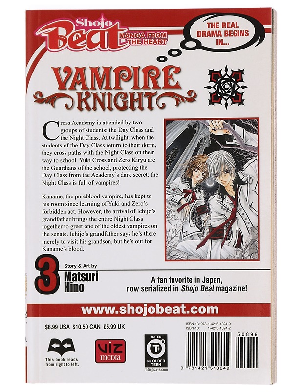 Vampire knight. Vol. 3 - Hino, Matsuri - Sarjakuvat - 10105383352 - 1