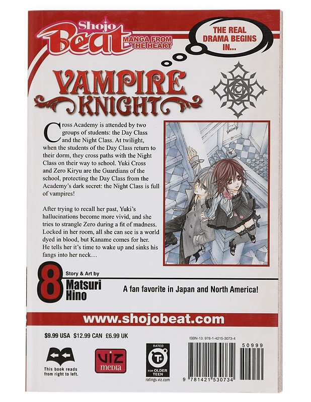 Vampire knight. Vol. 8 - Hino, Matsuri - Sarjakuvat - 10105383357 - 1
