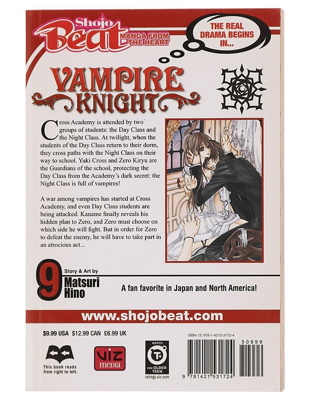 Vampire knight. Vol. 9 - Hino, Matsuri - Sarjakuvat - 10105383360 - 1